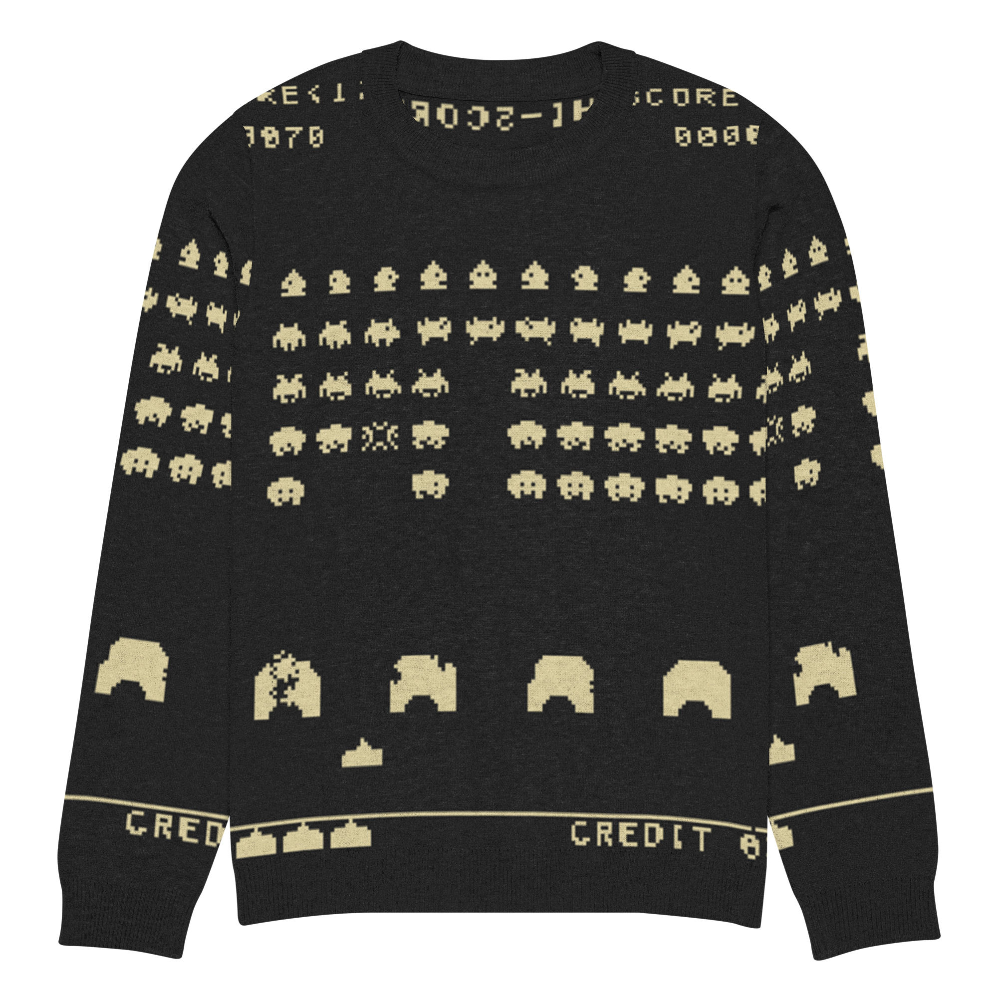 80s Arcade / Unisex Knitted Crew Neck Sweater
