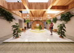Jacoby Studios Adaptive Reuse- Lobby Perspective