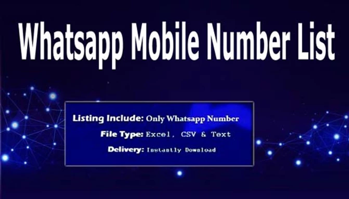 Social Listening Whatsapp Mobile Number List content media