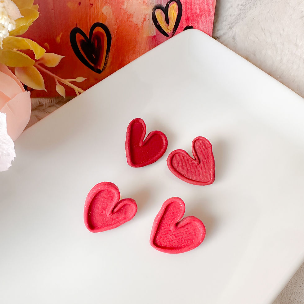 Big Heart Statement Stud