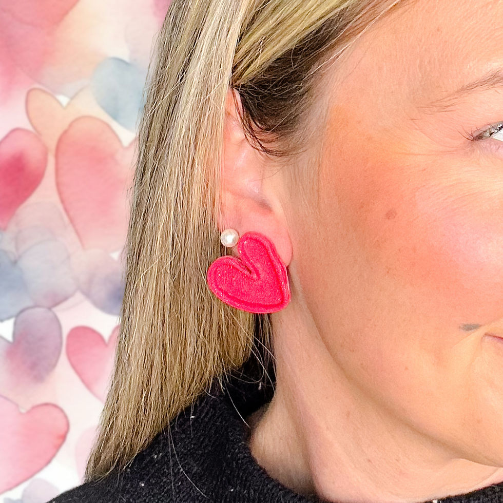 Thumbnail: Big Heart Statement Stud