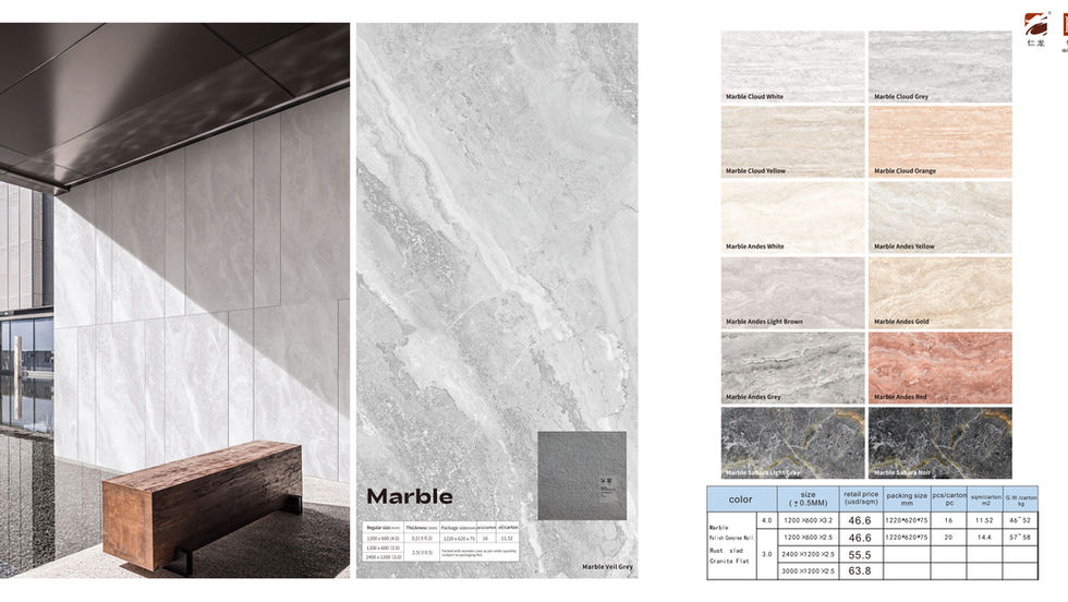 modified clay material marble stone wall panel