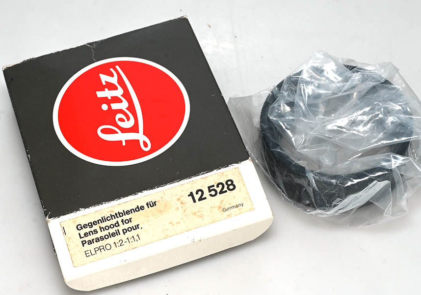 Leica 12528 lens hood for 100/2.8 macro with 1:1 Elpro