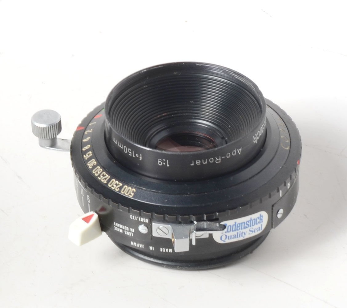 Rodenstock 150mm f9 apo-ronar for 4x5 format