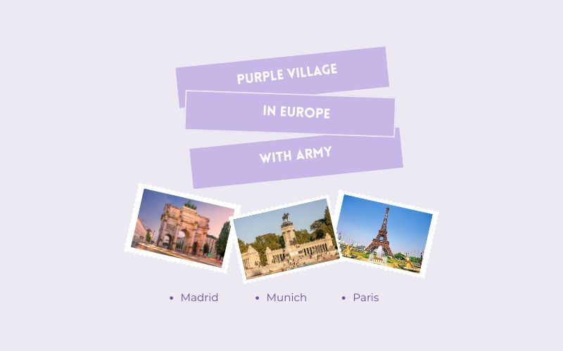 Purple Village: The Place Where ARMY Gathers Next alongside BTS Worldtour 2026 in Europe