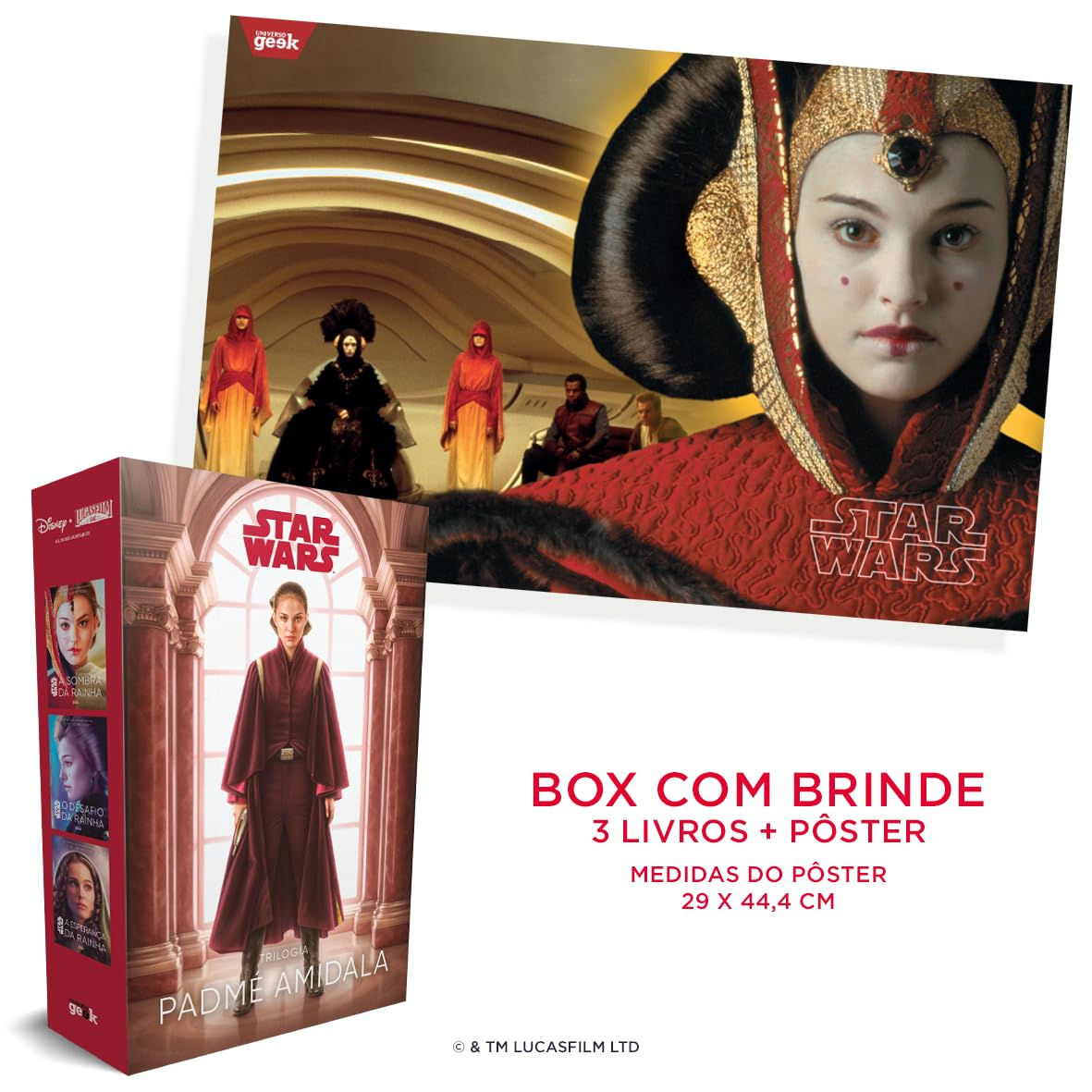 Box - Star Wars: Trilogia Padmé Amidala - Edição Com Brinde!