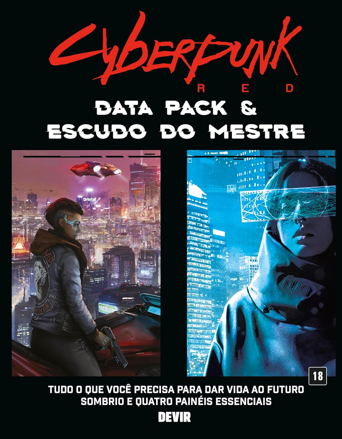 Cyberpunk Red: Data Pack E Escudo Do Mestre