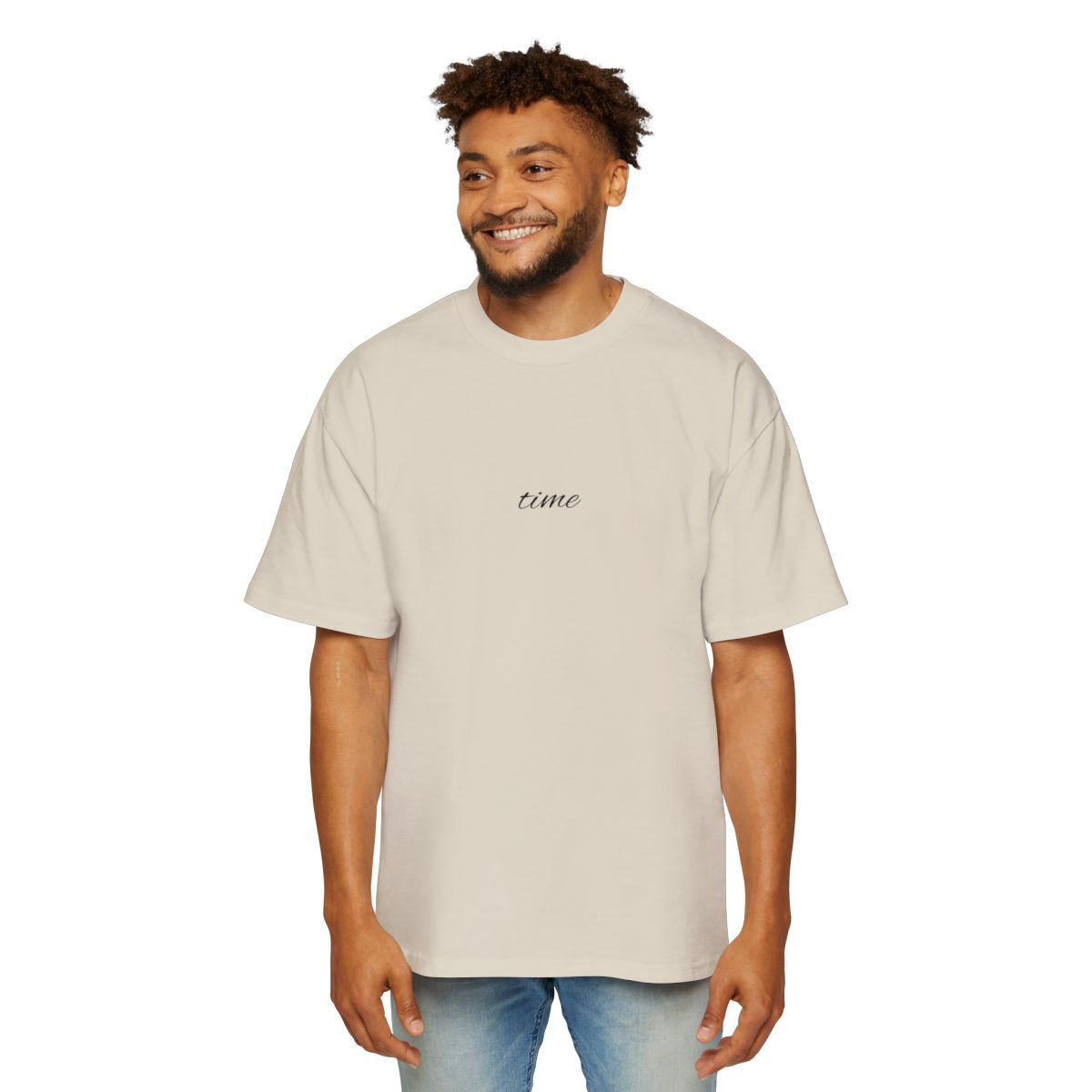 time oversized tee