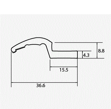 Thumbnail: Transit Custom Centre Glass Trim