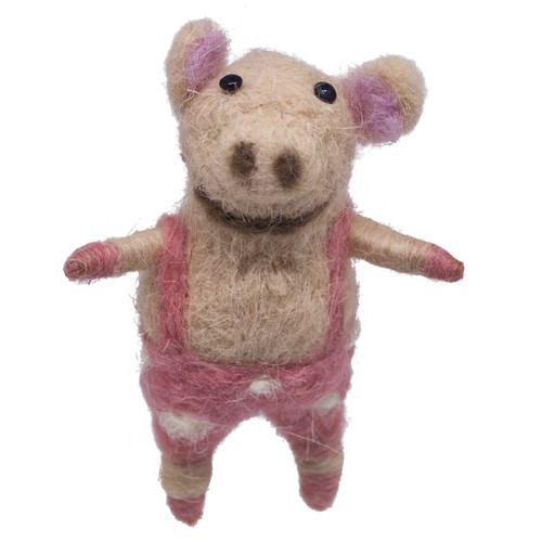 Felt Piglet reindeerandcastle
