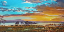 Evening Light over Brockagh Bay, Lough Neagh