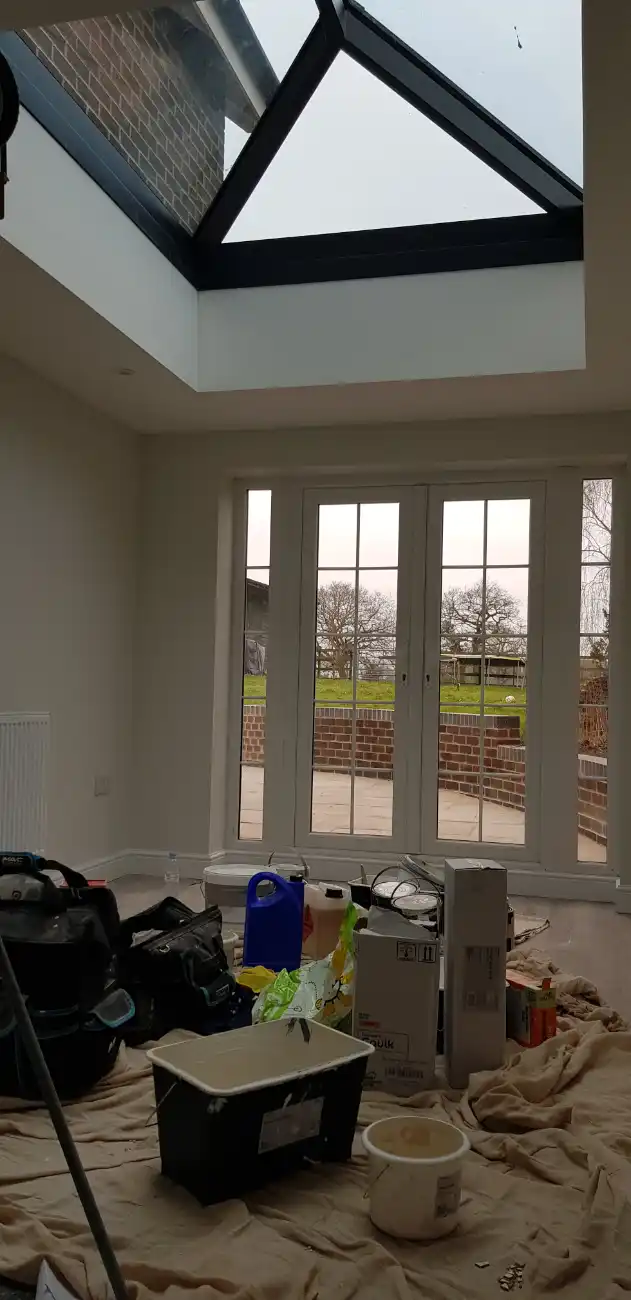 Renovation to a former council house south of York.
Transformed into a light, airy, spacious family home.