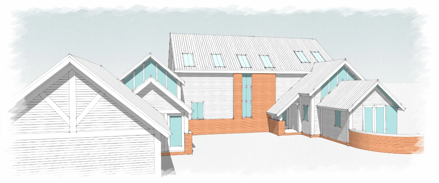 Contemporary Oak Framed House in Ranby