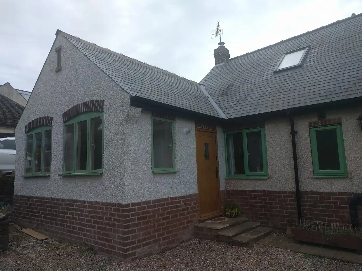 Green Belt House Extension.
Extension which with some internal changes produced a light and spacious home. 