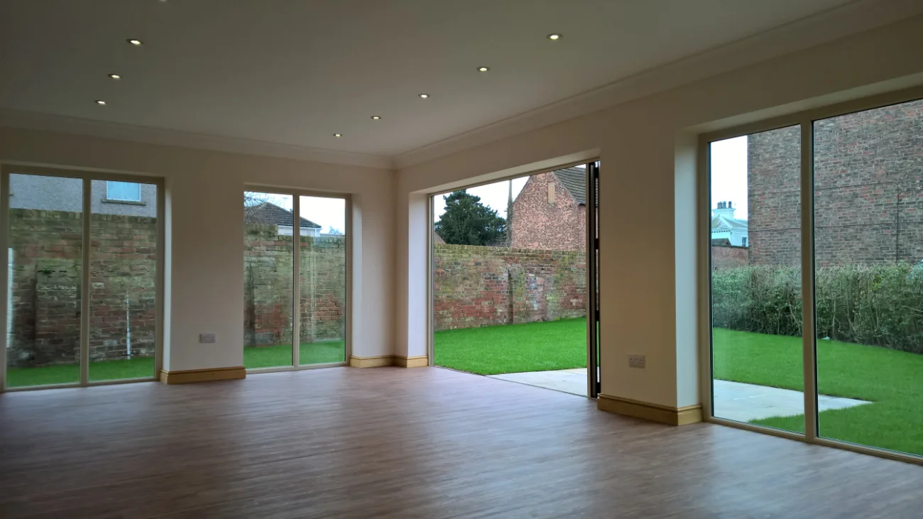 House renovation in Howden.
Transformation and enlargement of a derelict 1970's house in Howden