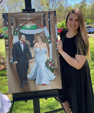 Live wedding painter Nashville