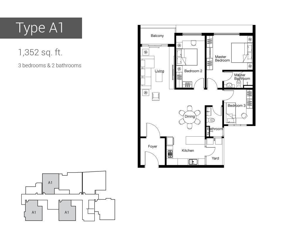 Floor Plan Type-A1