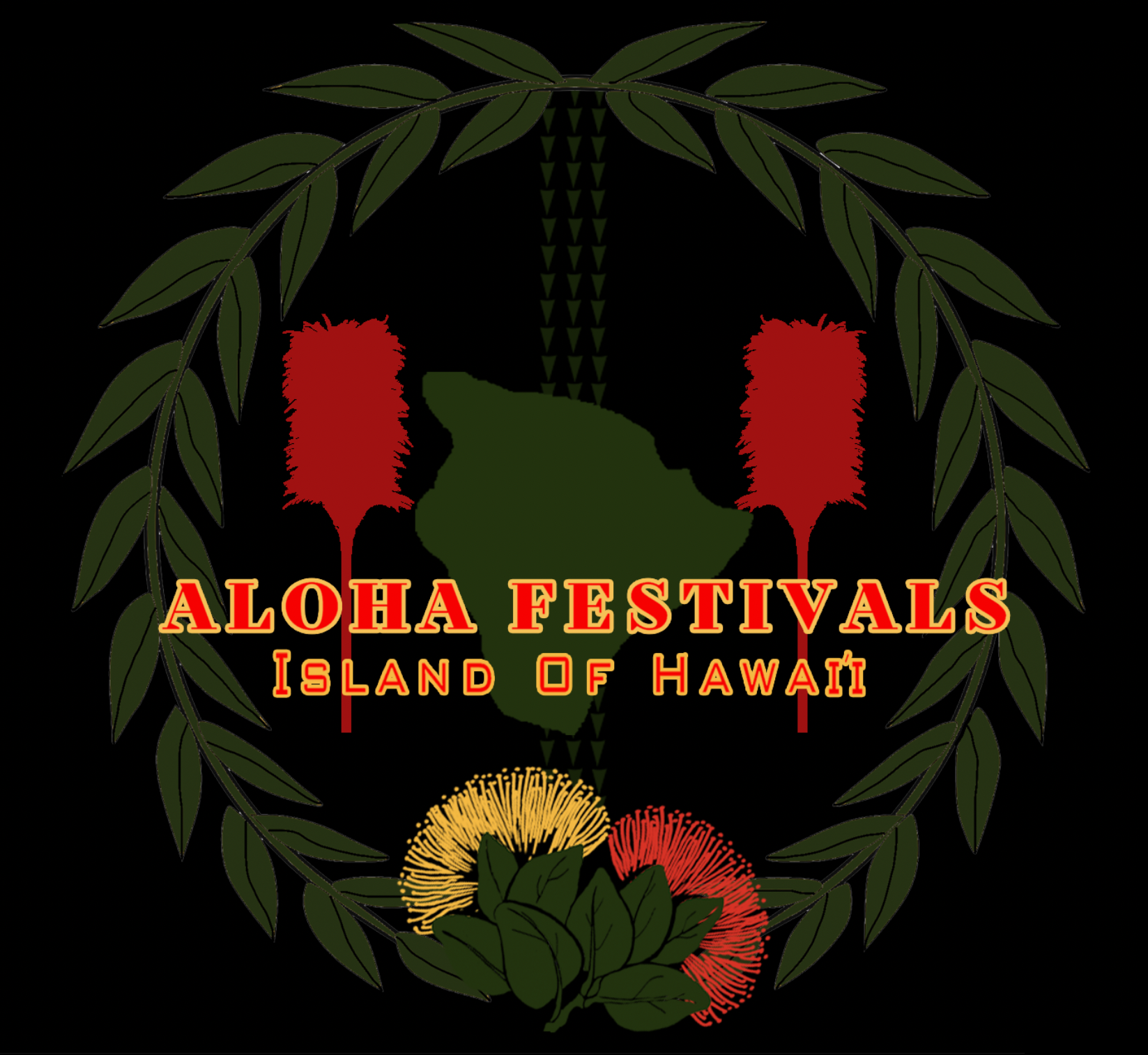 Aloha Festivals Island Of Hawaii logo