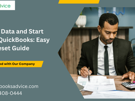 Delete Data and Start Fresh in QuickBooks: Easy Reset Guide
