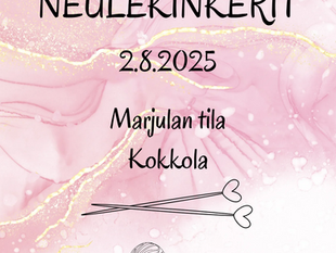 Kokkolan UrheiluNeulojat järjestävät  avoimet Neulekinkerit