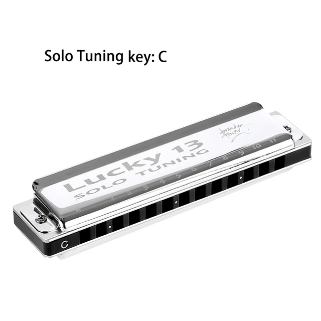 Thumbnail: Easttop Lucky-13 Bass Blues Harmonica 