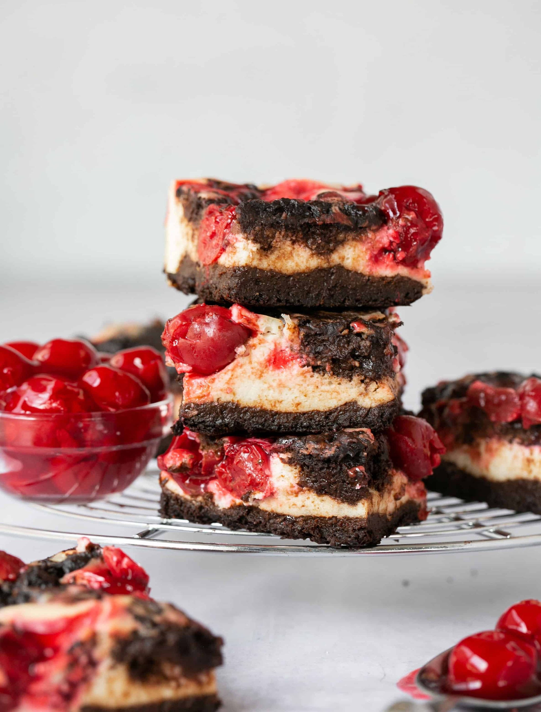 Cherry Cheesecake Brownies