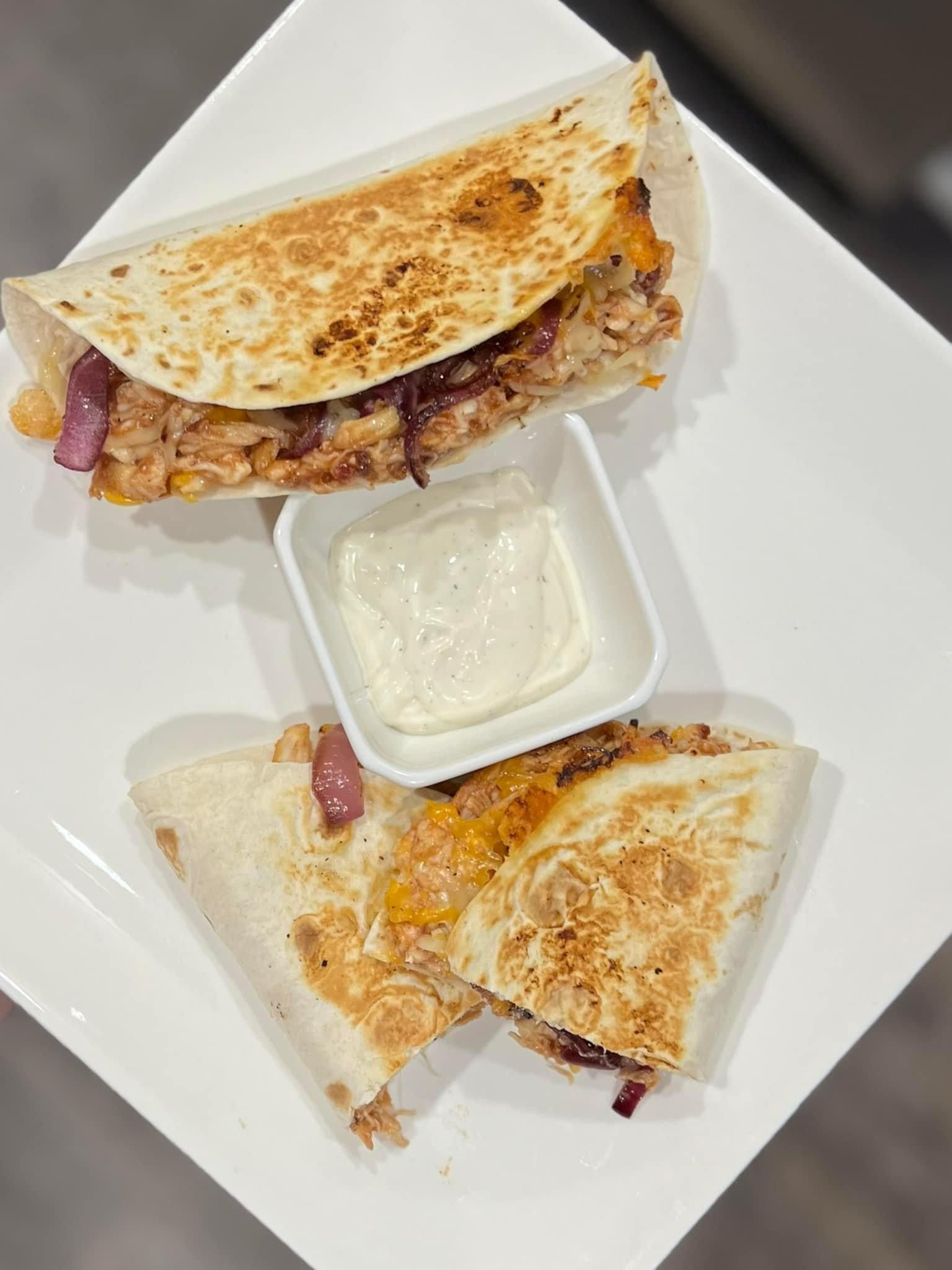 BBQ Bacon Chicken Quesadilla