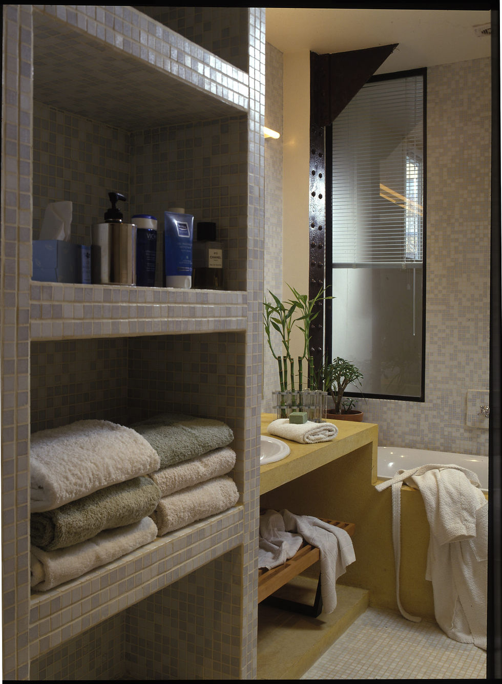 Salle de bain en regard