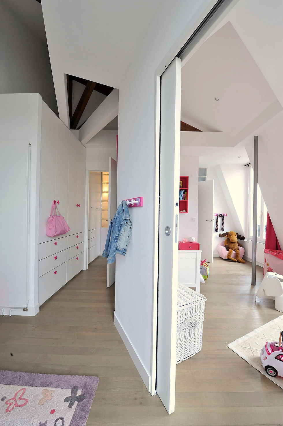 Trois chambres en entrelac