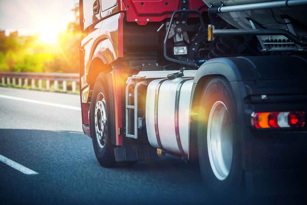 speeding semi truck down a British Columbia highway to highlight the dangers of going over the speed limit and causing a crash
