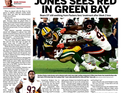 Disrespecting the Bears-Packers rivalry