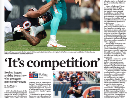 Bears win, 24-24: The summer of Ben still burning white hot