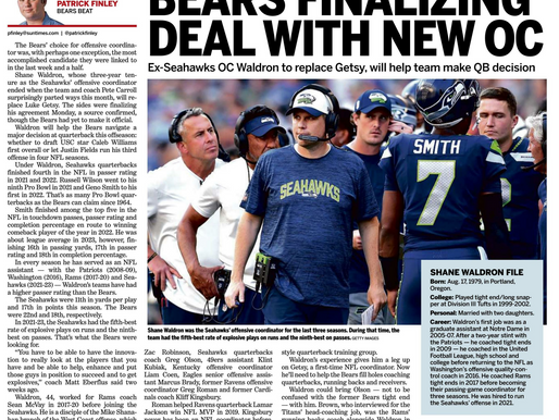 Matt Eberflus defends himself — and Shane Waldron — on Caleb Williams' film study