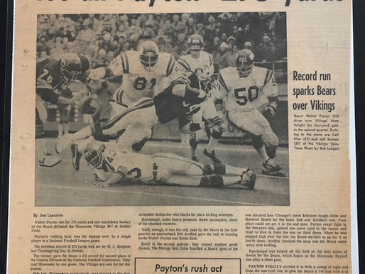 Nov. 20, 1977: Walter Payton runs into the history books