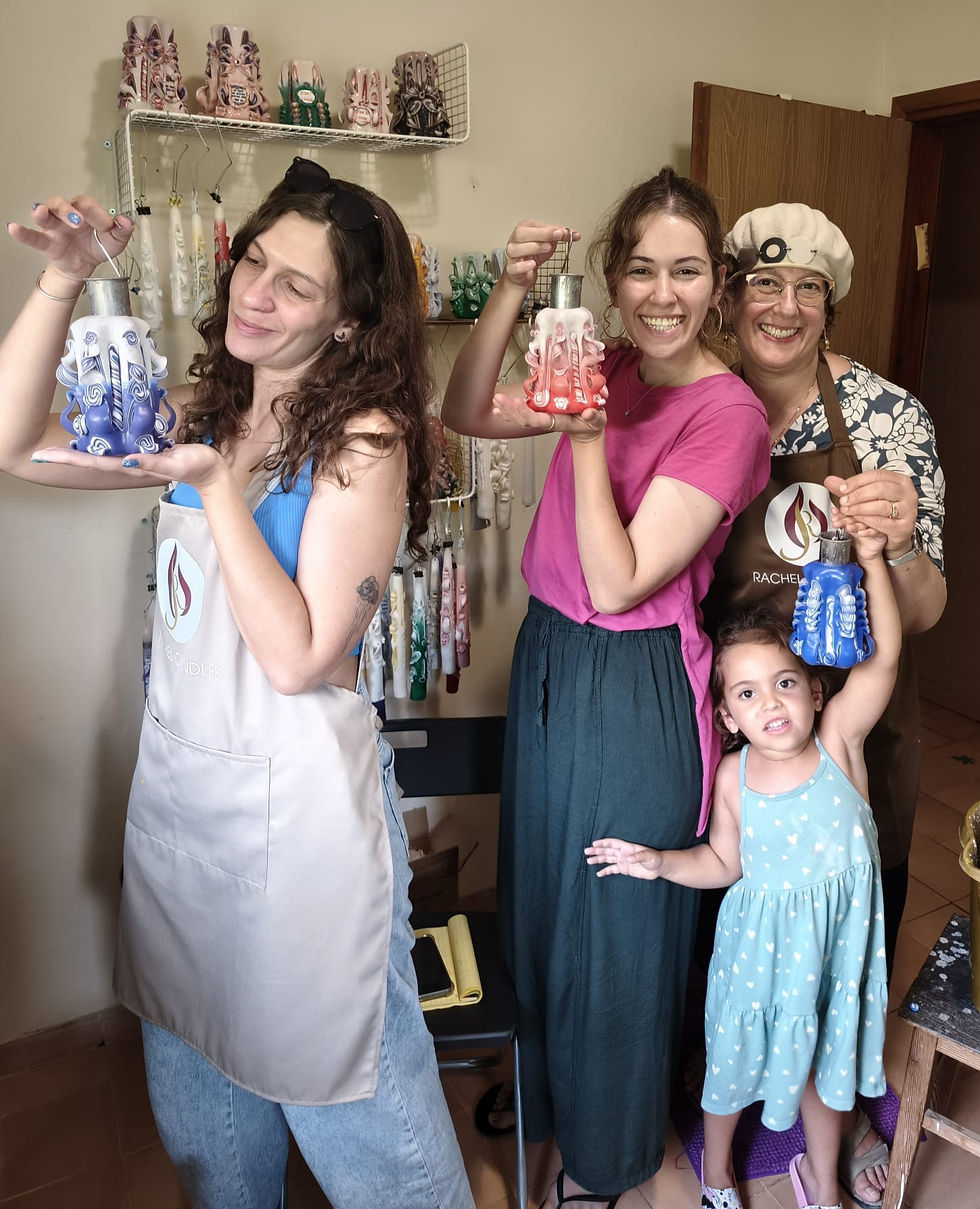 מה באמת גורם לסדנה ליצירת נר מגולף להרגיש אחרת