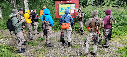 Perhokalastus Pajakkakoski