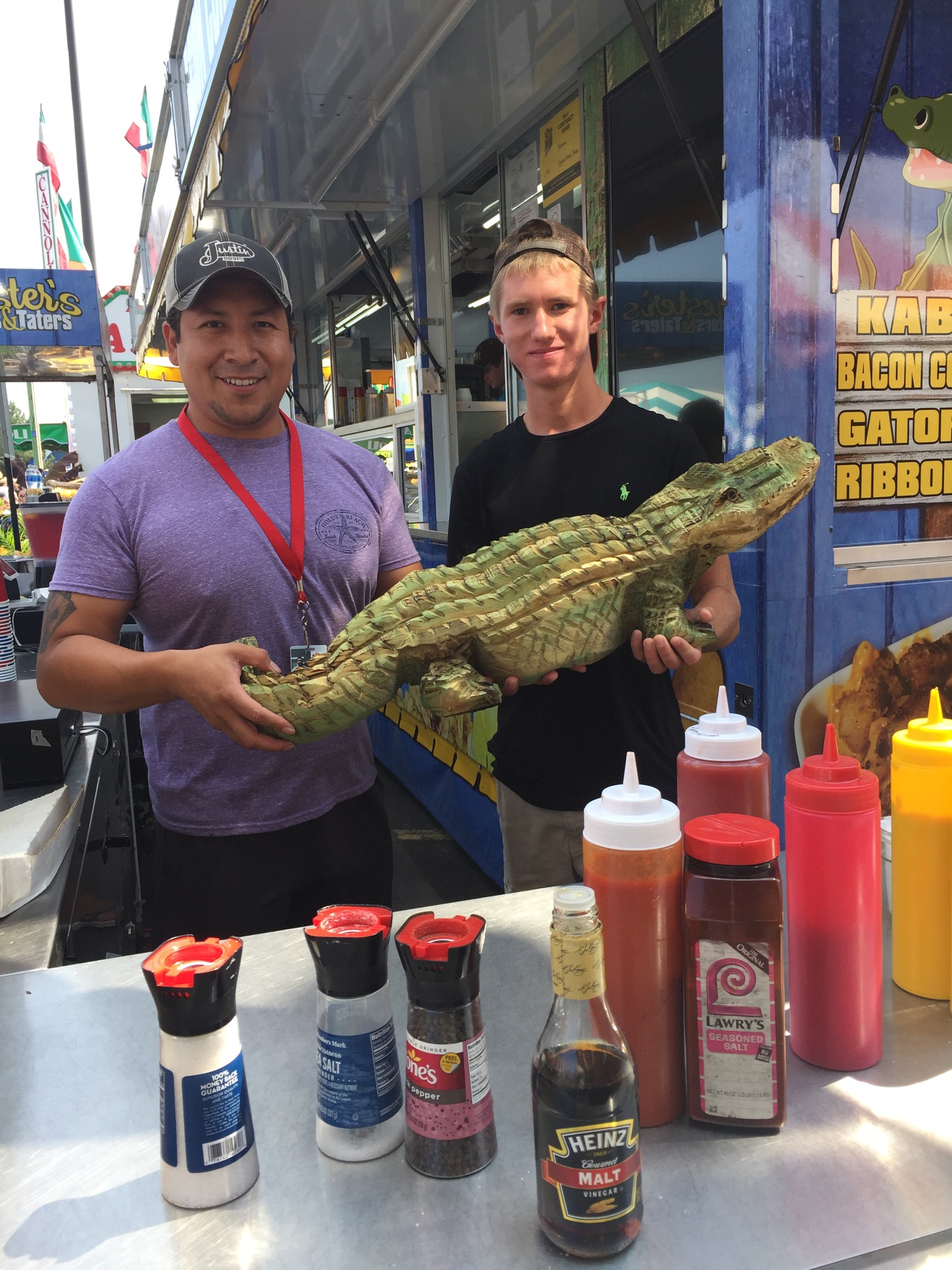 Alligator Carving
