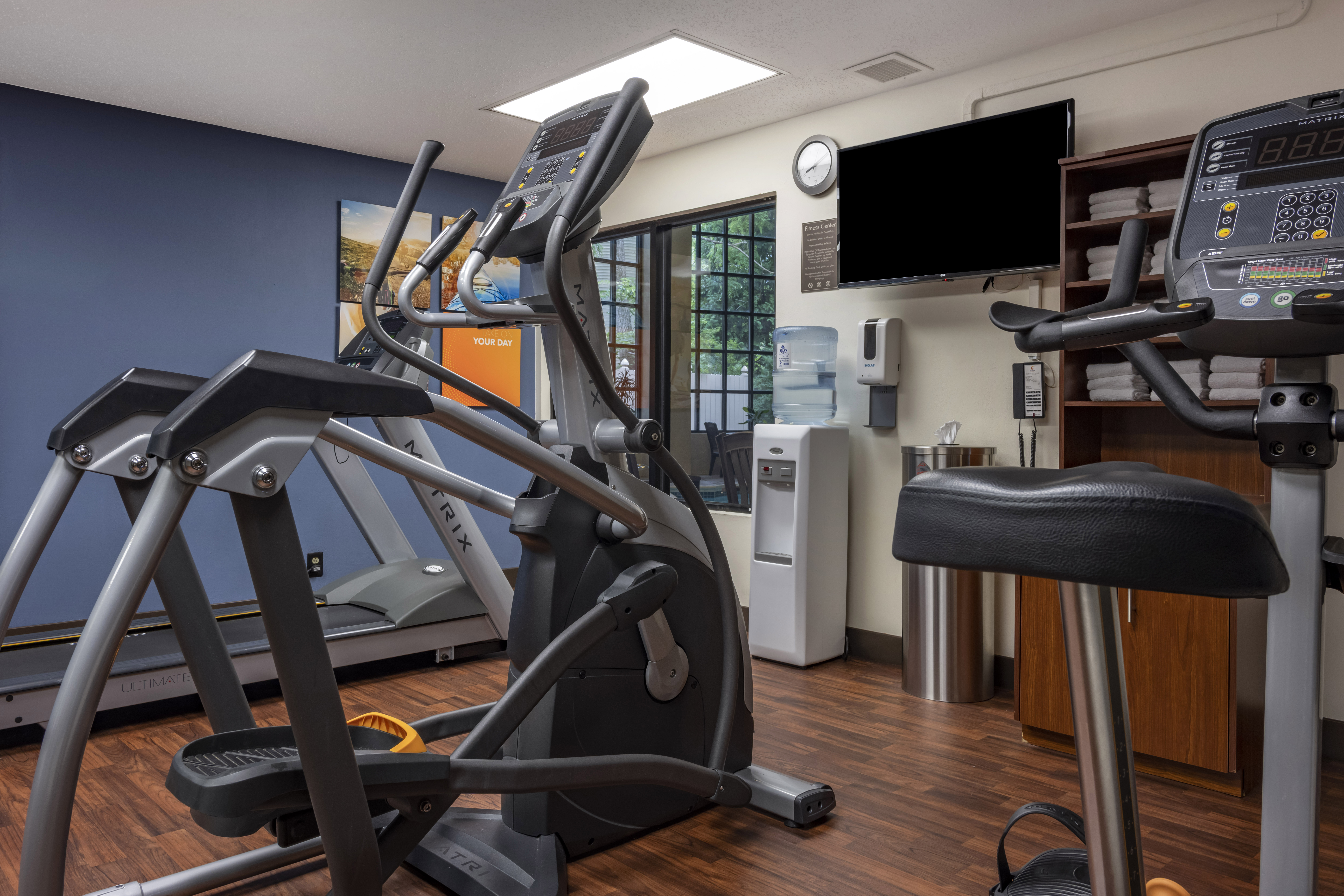 24-hour fitness center at Comfort Suites State College