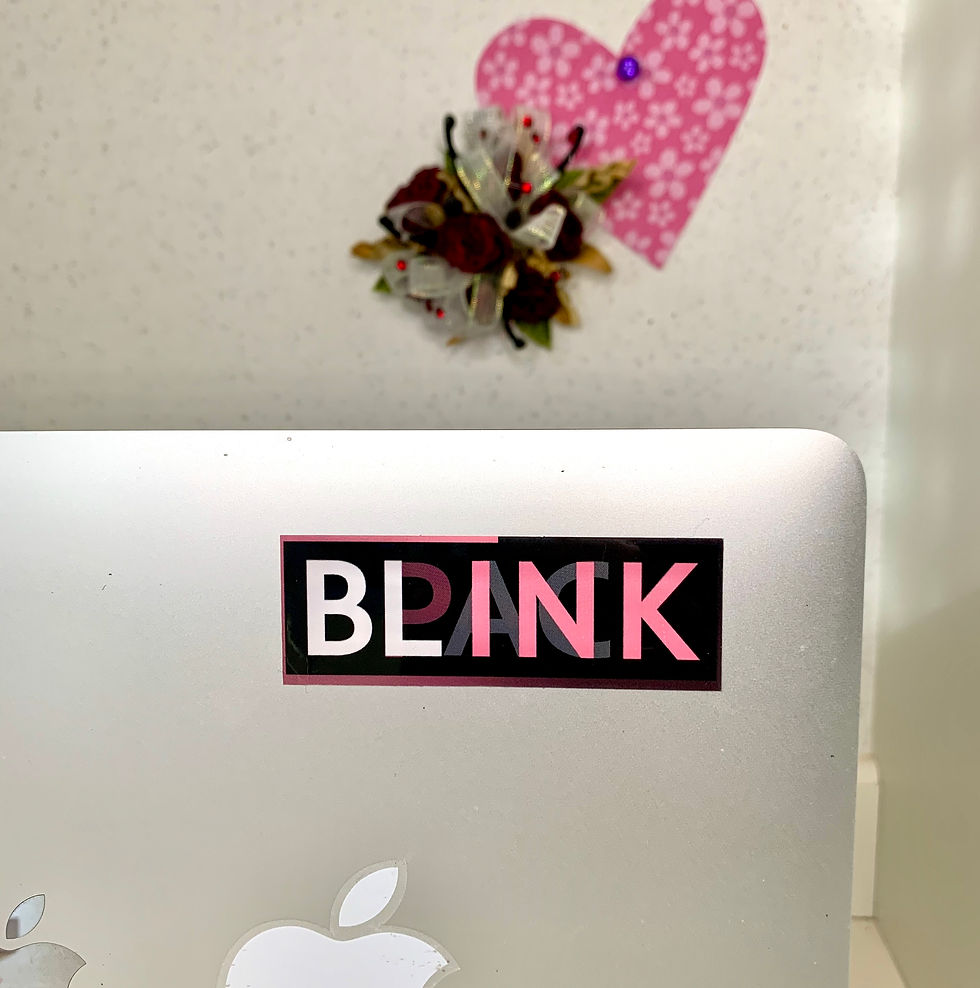 Blackpink BLINK vinyl sticker, Blackpink laptop sticker, Blackpink fan sticker