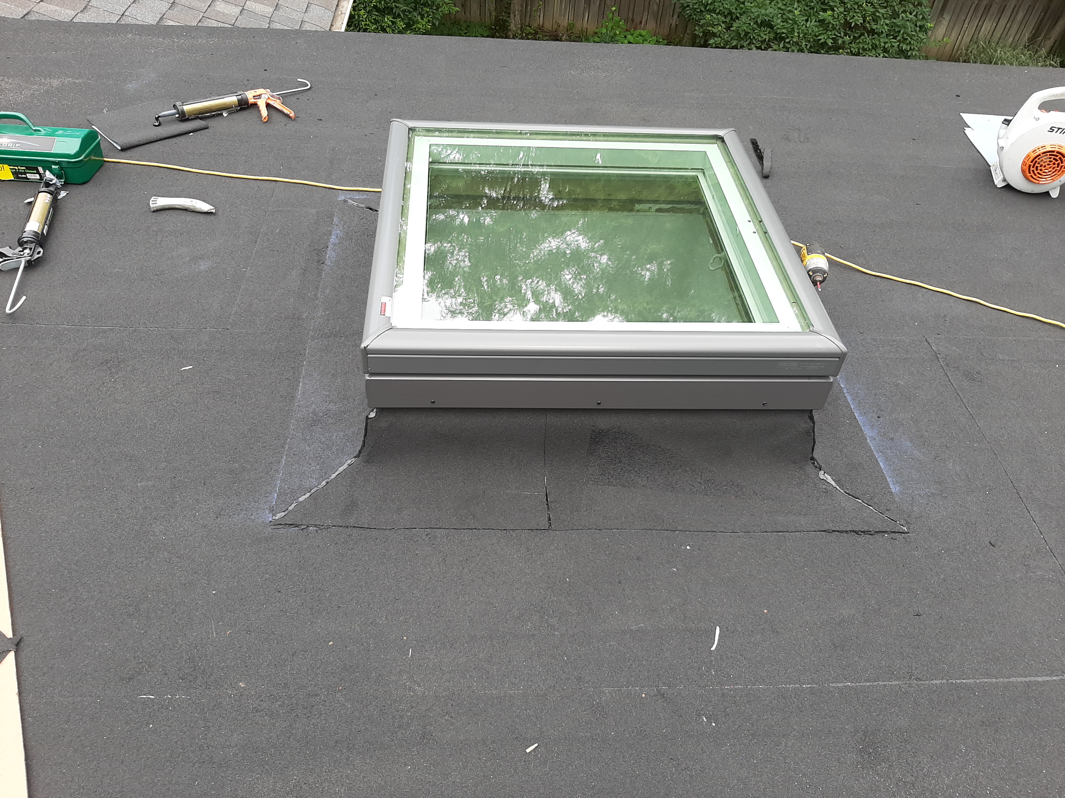 Commercial Flat Roof — Skylight