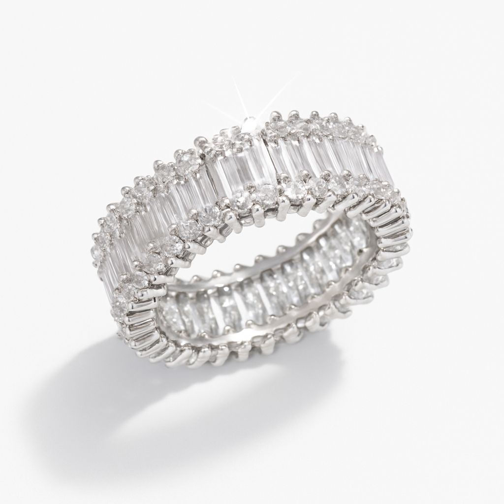 Divine Eternity Ring - Celestial Light Baguettes