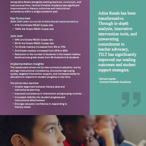 Case Study: TILT Adira Reads K-3