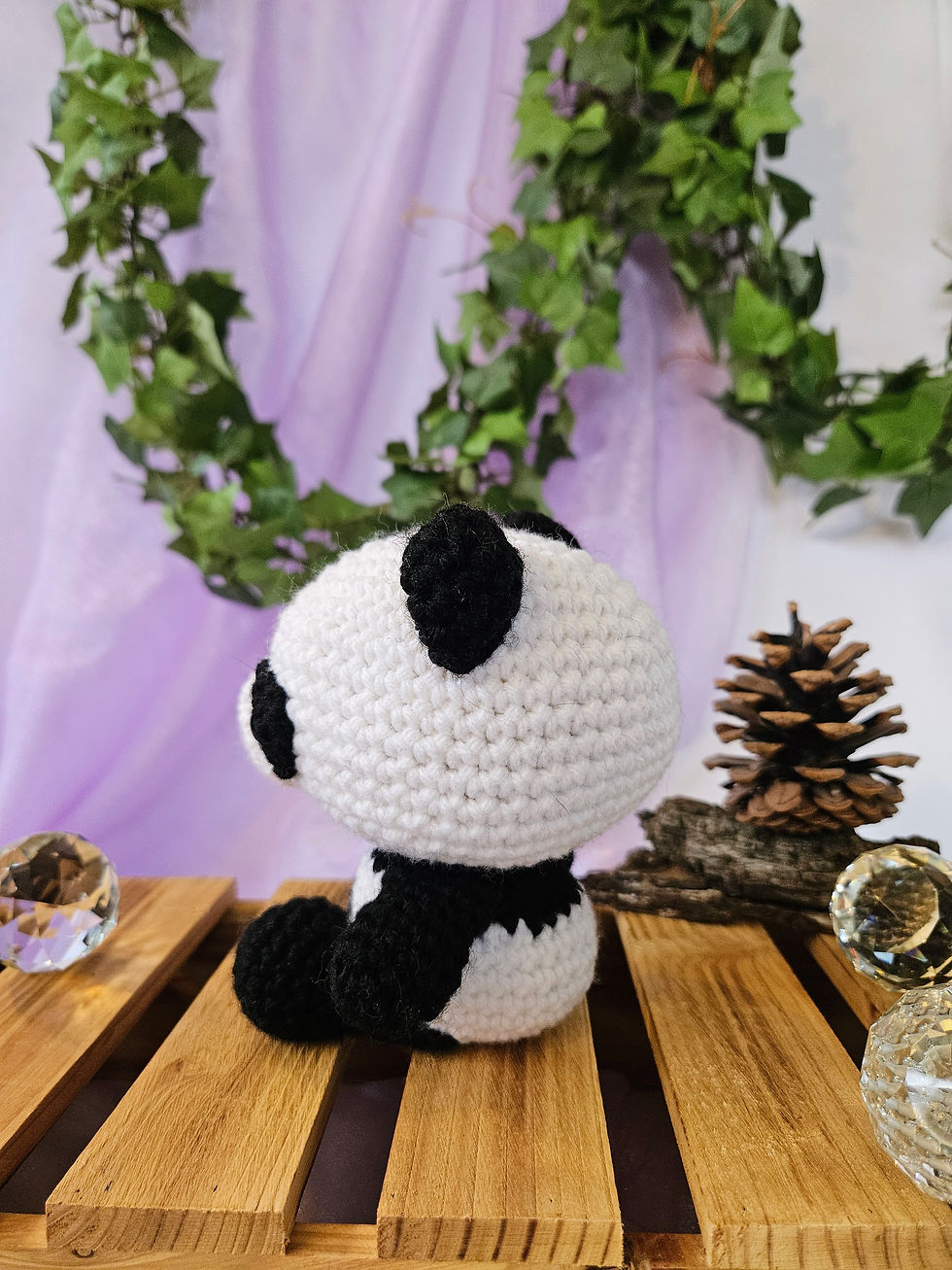 Thumbnail: Panda - crochet stuffed animal