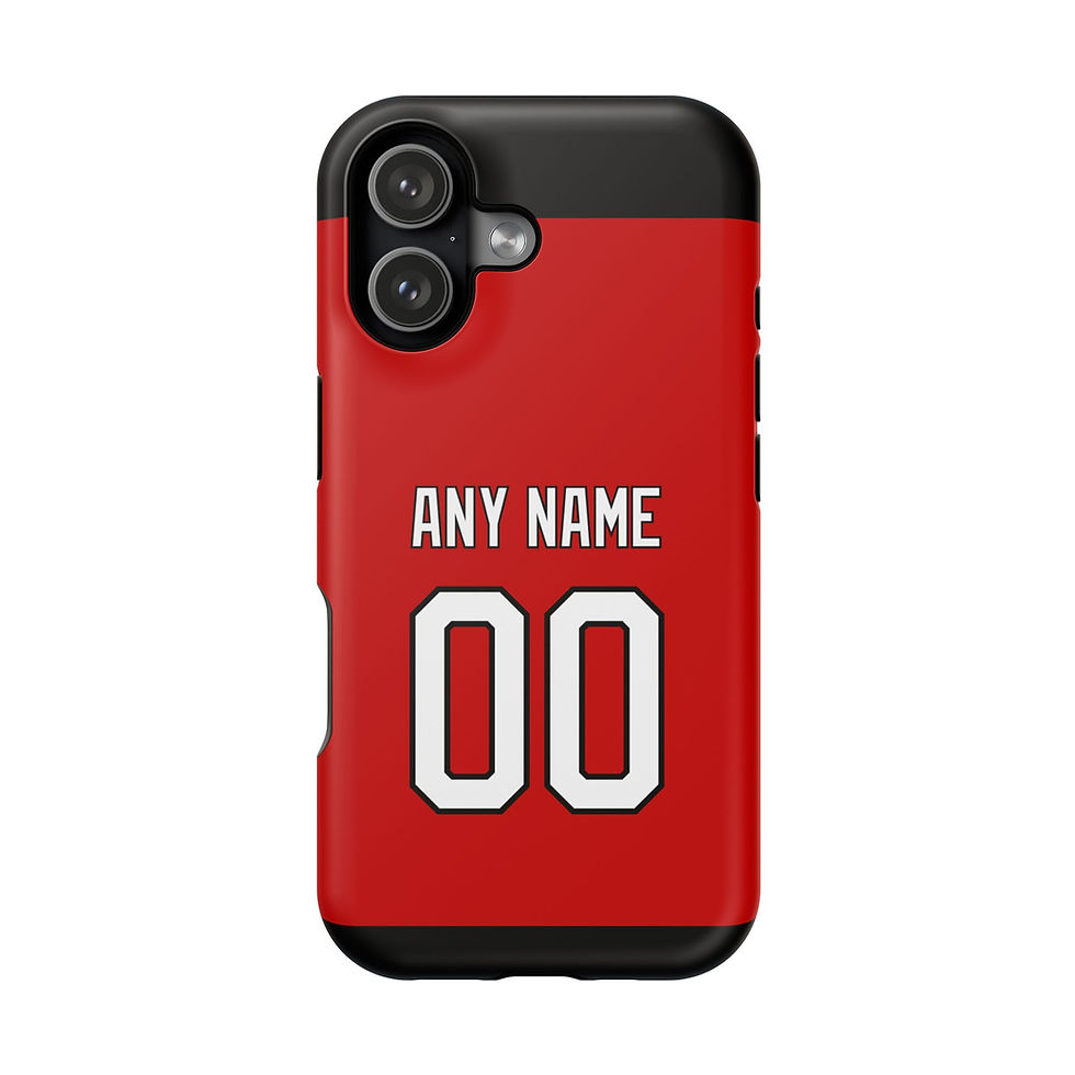 Thumbnail: New Jersey Hockey iPhone Case B