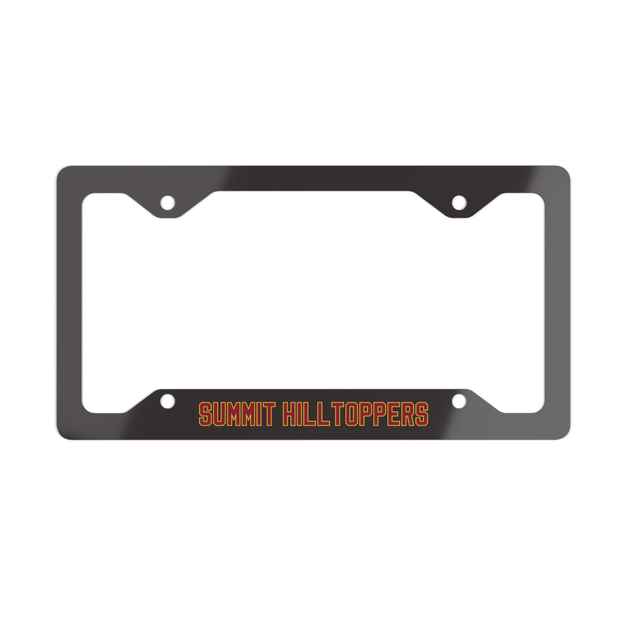Summit Hilltoppers Metal License Plate Frame