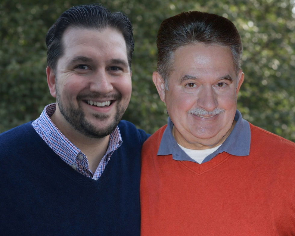 I asked ChatGPT to take these pictures of us and merge them. For all the time we spent together, we never took a photo together of just us. I think it did a pretty good job... 