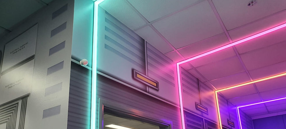 smart light strips that can change colours.