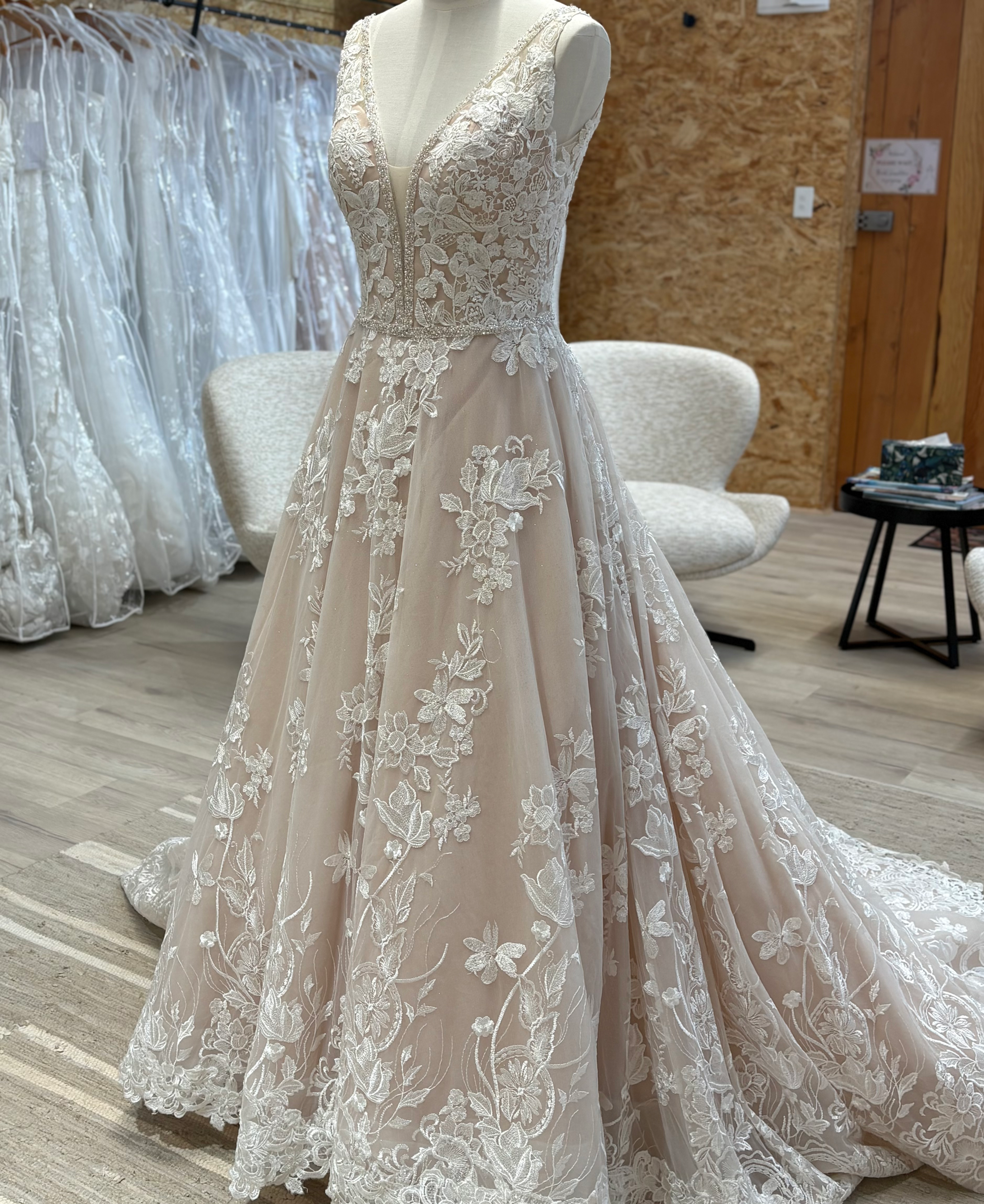 Jasmine - Blush A-line