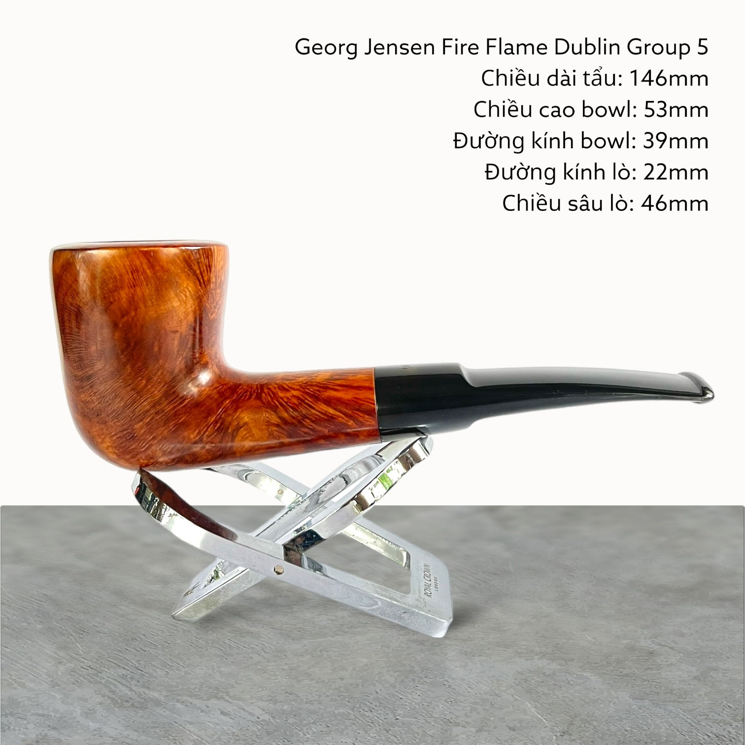 Georg Jensen Fire Flame Dublin Group 5