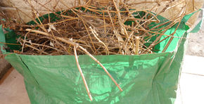 Säcke für Gartenabfälle